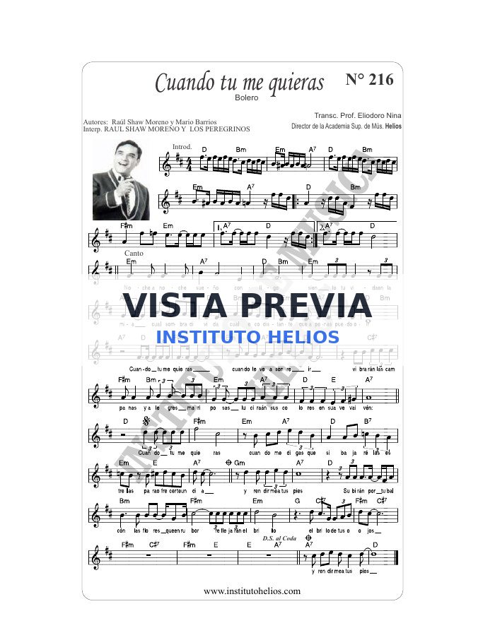 Vista previa de Cuando tu me quieras